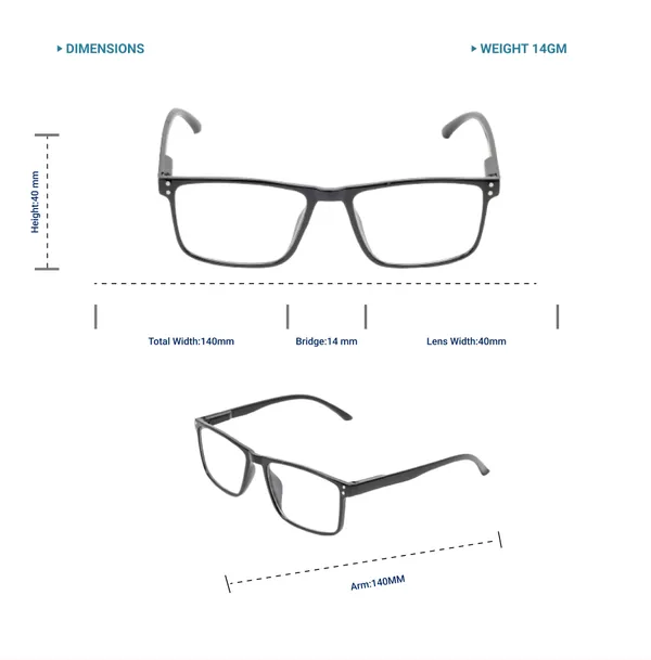 Black_Square_Shape_Tr_Full_Rim_Frames_Lightweight_Eyeframes_And_Eyewear_For_Unisex_|_Blue_Ray_Zero_Power