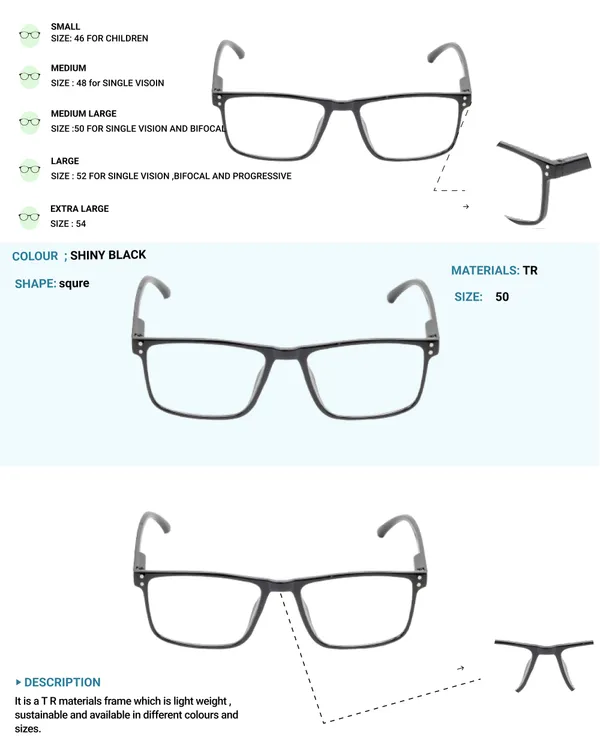 Black_Square_Shape_Tr_Full_Rim_Frames_Lightweight_Eyeframes_And_Eyewear_For_Unisex_|_Blue_Ray_Zero_Power