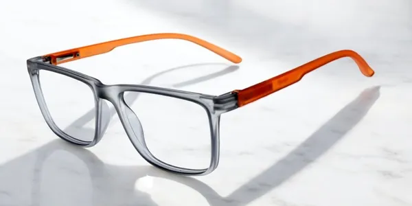 Grey_&_Transparent_&_Orange_Square_Shape_Tr_Full_Rim_Frames_Lightweight_Eyeframes_And_Eyewear_For_Unisex_|_Blue_Ray_Zero_Power