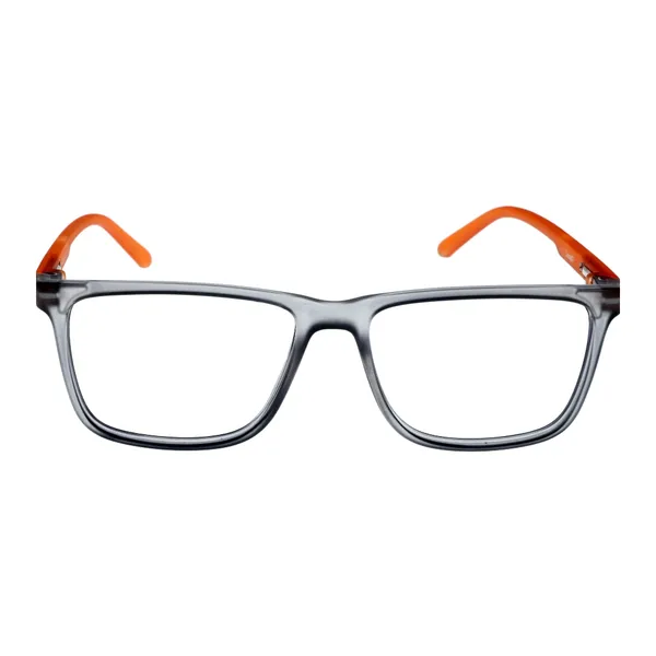 Grey_&_Transparent_&_Orange_Square_Shape_Tr_Full_Rim_Frames_Lightweight_Eyeframes_And_Eyewear_For_Unisex_|_Blue_Ray_Zero_Power