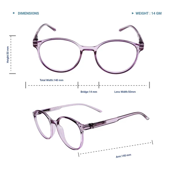 Black_&_Pink_Round_Shape_Tr_Full_Rim_Frames_Lightweight_Eyeframes_And_Eyewear_For_Unisex_|_Blue_Ray_Zero_Power