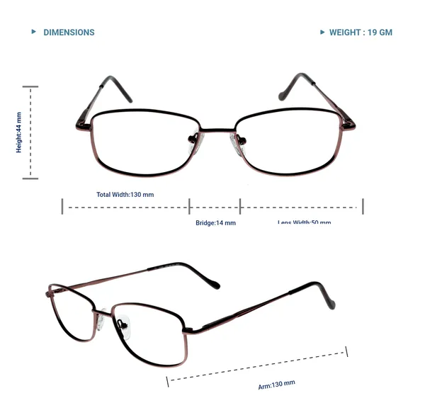 Pink_Premium_Metal_Frames_For_Unisex_|_Blue_Ray_Zero_Power