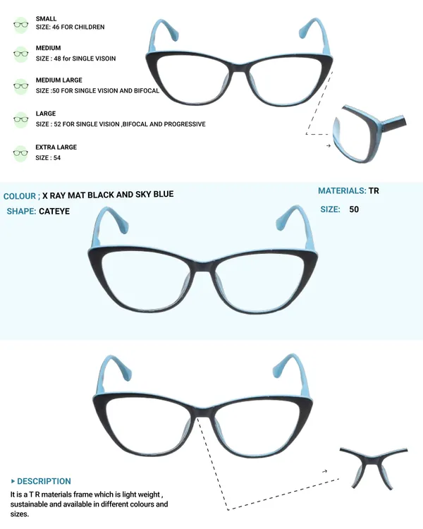 Black_&_Sky_Blue_Tr_Full_Rim_Xray_Finish_Mat_Finish_Eye_Frames_For_Unisex_|_Blue_Ray_Zero_Power