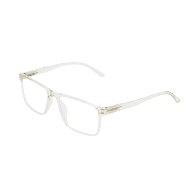 Transparent_&_White_Square_Shape_Tr_Full_Rim_Frames_Lightweight_Eyeframes_And_Eyewear_For_Unisex_|_Blue_Ray_Zero_Power