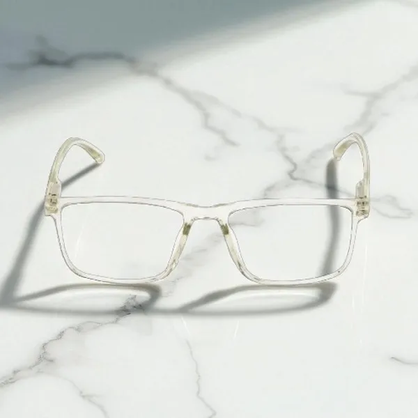 Transparent_&_White_Square_Shape_Tr_Full_Rim_Frames_Lightweight_Eyeframes_And_Eyewear_For_Unisex_|_Blue_Ray_Zero_Power
