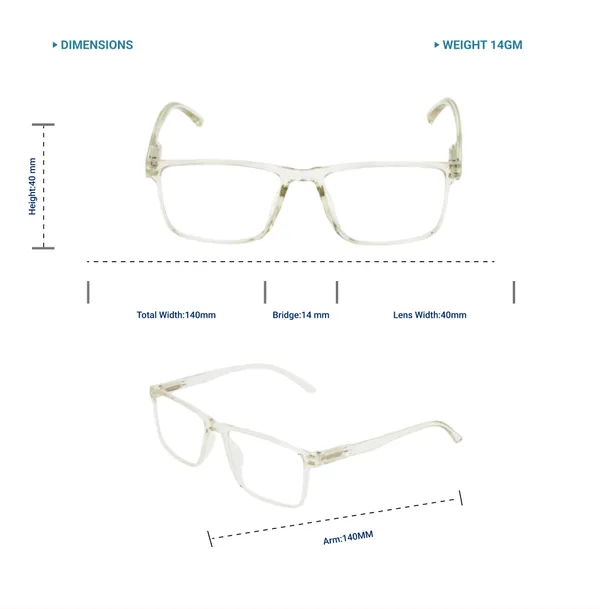 Transparent_&_White_Square_Shape_Tr_Full_Rim_Frames_Lightweight_Eyeframes_And_Eyewear_For_Unisex_|_Blue_Ray_Zero_Power