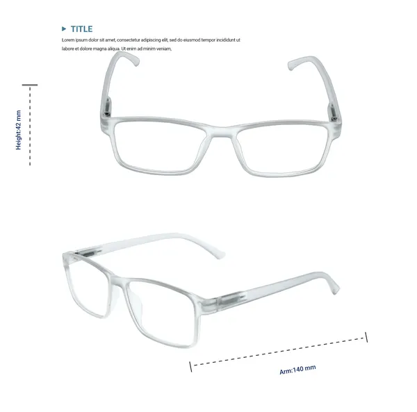 Transparent_&_White_Recatngle_Shape_Tr_Full_Rim_Frames_Lightweight_Eyeframes_And_Eyewear_For_Unisex_|_Blue_Ray_Zero_Power