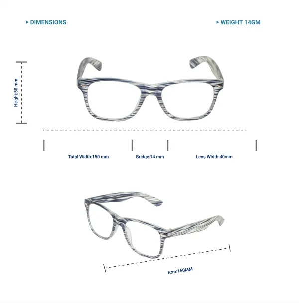 White_Wayfarer_Shape_Tr_Full_Rim_Frames_Lightweight_Eyeframes_And_Eyewear_For_Unisex_|_Blue_Ray_Zero_Power