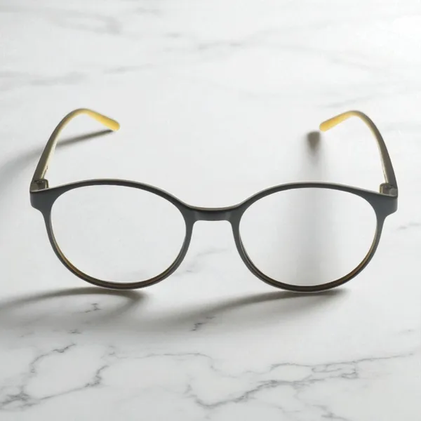 Black_&_Yellow_Round_Shape_Tr_Full_Rim_Frames_Lightweight_Eyeframes_And_Eyewear_For_Unisex_|_Blue_Ray_Zero_Power