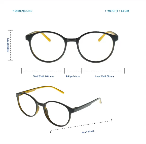 Black_&_Yellow_Round_Shape_Tr_Full_Rim_Frames_Lightweight_Eyeframes_And_Eyewear_For_Unisex_|_Blue_Ray_Zero_Power