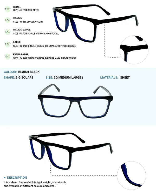 Bluish_Black_Square_Shaped_Premium_Acetate_Full_Rim_Lightweight_Premium_Eye_Frames_For_Unisex_|_Blue_Ray_Zero_Power
