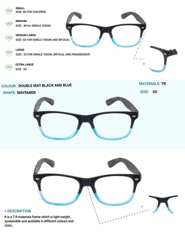 Black_&_Blue_Wayfarer_Shape_Tr_Full_Rim_Frames_Lightweight_Eyeframes_And_Eyewear_For_Unisex_|_Blue_Ray_Zero_Power