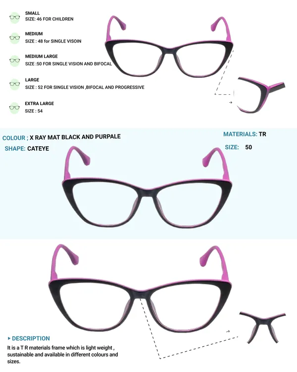 Black_&_Purple_Tr_Full_Rim_Xray_Finish_Mat_Finish_Eye_Frames_For_Unisex_|_Blue_Ray_Zero_Power