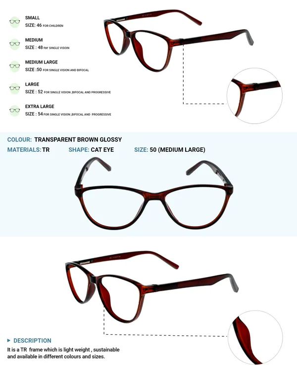 Transparent_&_Brown_Cat_Eye_Shape_Tr_Full_Rim_Frames_For_Girls_Lightweight_Eyeframes_And_Eyewear_For_Unisex_|_Blue_Ray_Zero_Power