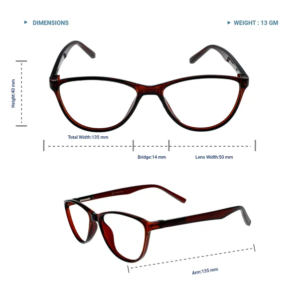 Transparent_&_Brown_Cat_Eye_Shape_Tr_Full_Rim_Frames_For_Girls_Lightweight_Eyeframes_And_Eyewear_For_Unisex_|_Blue_Ray_Zero_Power