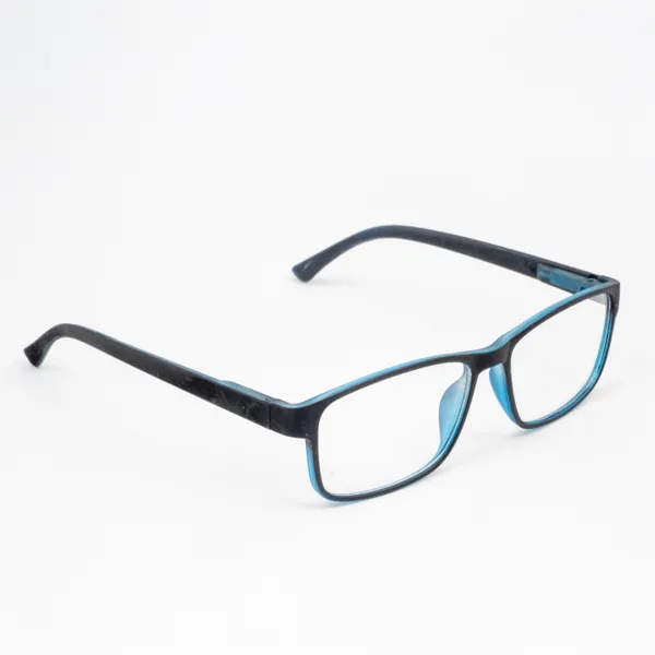 Black_&_Dark_Blue_Recatngle_Shape_Tr_Full_Rim_Frames_Lightweight_Eyeframes_And_Eyewear_For_Unisex_|_Blue_Ray_Zero_Power