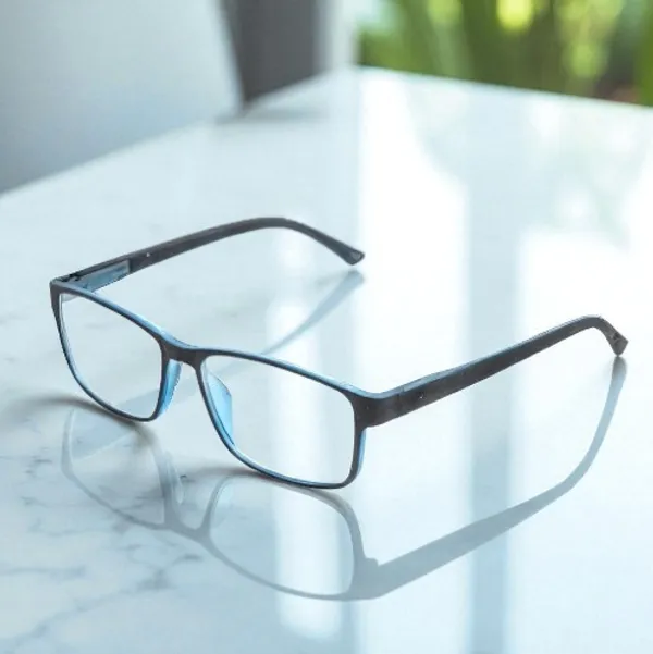 Black_&_Dark_Blue_Recatngle_Shape_Tr_Full_Rim_Frames_Lightweight_Eyeframes_And_Eyewear_For_Unisex_|_Blue_Ray_Zero_Power