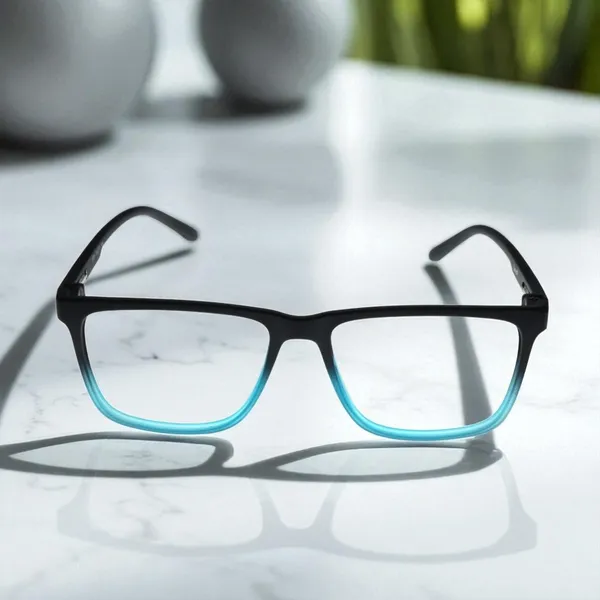 Black_&_Turquoise_Square_Shape_Tr_Full_Rim_Frames_Lightweight_Eyeframes_And_Eyewear_For_Unisex_|_Blue_Ray_Zero_Power