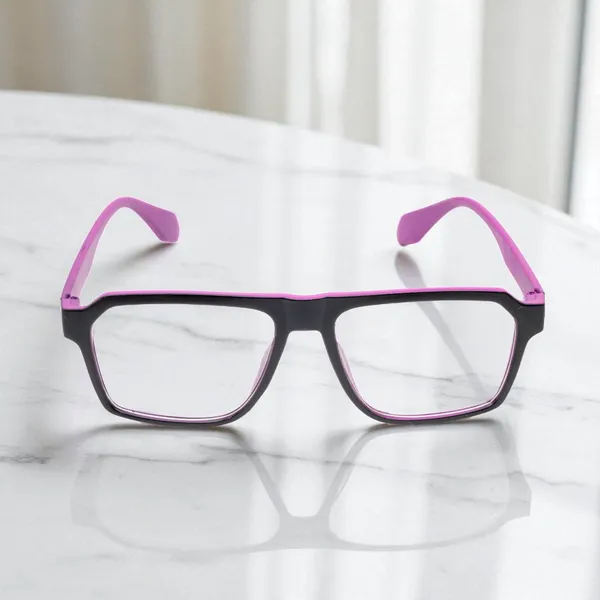 Black_&_Pink_Tr_Full_Rim_Glossy_Finished_Eye_Frames_For_Unisex_|_Blue_Ray_Zero_Power