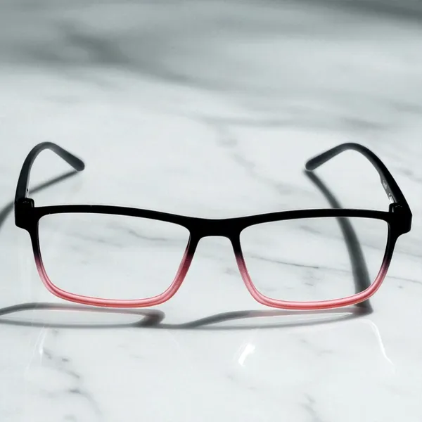 Black_&_Red_Recatngle_Shape_Tr_Full_Rim_Frames_Lightweight_Eyeframes_And_Eyewear_For_Unisex_|_Blue_Ray_Zero_Power