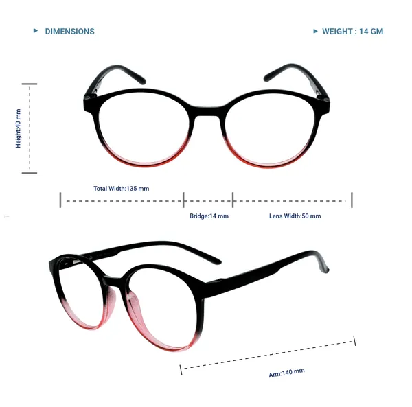 Black_&_Red_Round_Shape_Tr_Full_Rim_Frames_Lightweight_Eyeframes_And_Eyewear_For_Unisex_|_Blue_Ray_Zero_Power