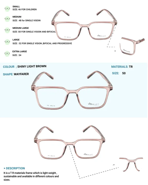 Light_Brown_Tr_Full_Rim_Glossy_Finished_Eye_Frames_For_Unisex_|_Blue_Ray_Zero_Power