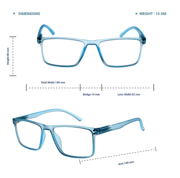 Transparent_&_Blue_Square_Shape_Tr_Full_Rim_Frames_Lightweight_Eyeframes_And_Eyewear_For_Unisex_|_Blue_Ray_Zero_Power