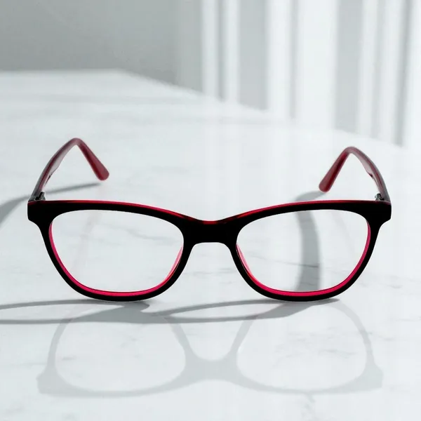 Pink_&_Black_Cat_Eye_Shaped_Premium_Acetate_Full_Rim_Women_Lightweight_Premium_Eye_Frames_For_Unisex_|_Blue_Ray_Zero_Power