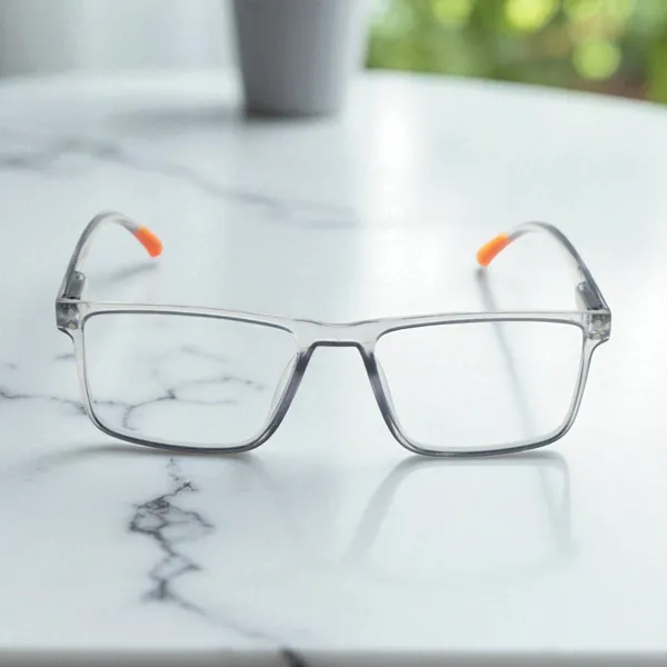 Grey_&_Orange_Square_Shape_Tr_Full_Rim_Frames_Lightweight_Eyeframes_And_Eyewear_For_Unisex_|_Blue_Ray_Zero_Power