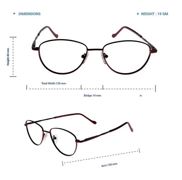 Red_Premium_Metal_Frames_For_Unisex_|_Blue_Ray_Zero_Power