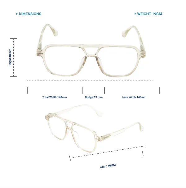 Transparent_&_White_Tr_Full_Rim_Leopard_Print_Eye_Frames_For_Unisex_|_Blue_Ray_Zero_Power