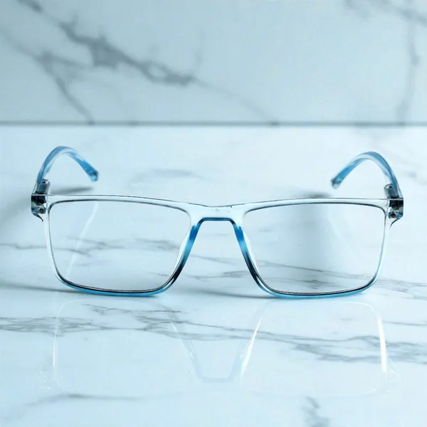 Transparent_&_Blue_Square_Shape_Tr_Full_Rim_Frames_Lightweight_Eyeframes_And_Eyewear_For_Unisex_|_Blue_Ray_Zero_Power