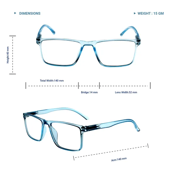 Transparent_&_Blue_Square_Shape_Tr_Full_Rim_Frames_Lightweight_Eyeframes_And_Eyewear_For_Unisex_|_Blue_Ray_Zero_Power