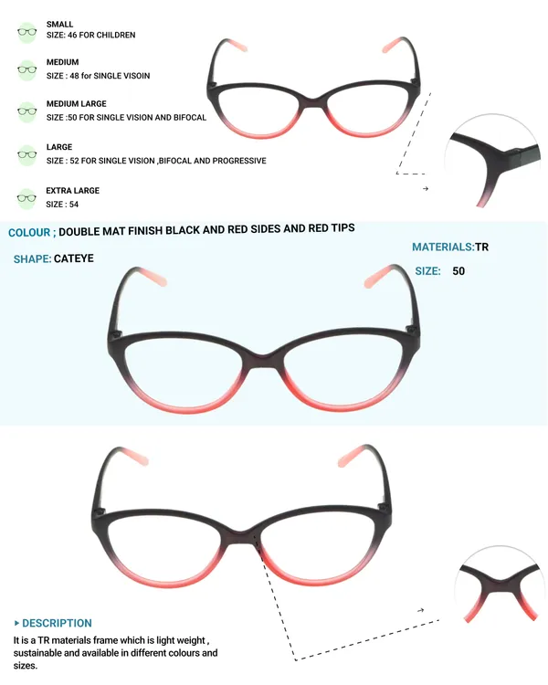 Black_&_Red_Cat_Eye_Shape_Tr_Full_Rim_Frames_For_Girls_Lightweight_Eyeframes_And_Eyewear_For_Unisex_|_Blue_Ray_Zero_Power
