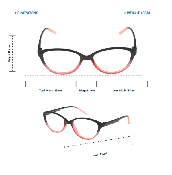 Black_&_Red_Cat_Eye_Shape_Tr_Full_Rim_Frames_For_Girls_Lightweight_Eyeframes_And_Eyewear_For_Unisex_|_Blue_Ray_Zero_Power