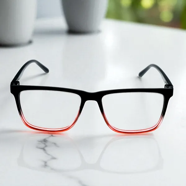 Black_&_Red_Square_Shape_Tr_Full_Rim_Frames_Lightweight_Eyeframes_And_Eyewear_For_Unisex_|_Blue_Ray_Zero_Power