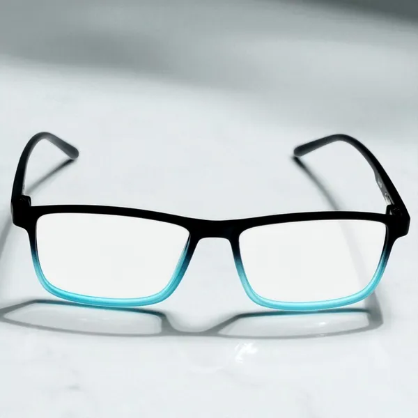 Black_&_Turquoise_Recatngle_Shape_Tr_Full_Rim_Frames_Lightweight_Eyeframes_And_Eyewear_For_Unisex_|_Blue_Ray_Zero_Power