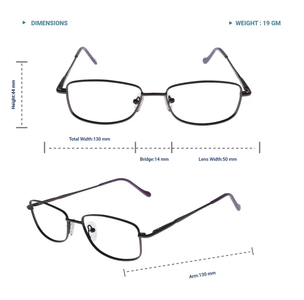 Purple_Premium_Metal_Frames_For_Unisex_|_Blue_Ray_Zero_Power