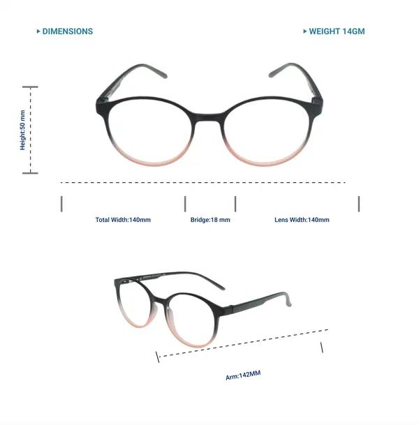 Black_&_Red_Round_Shape_Tr_Full_Rim_Frames_Lightweight_Eyeframes_And_Eyewear_For_Unisex_|_Blue_Ray_Zero_Power