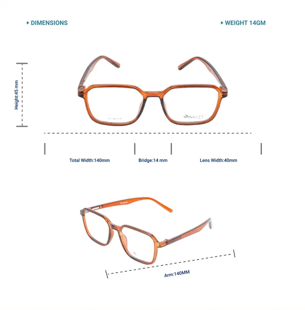 Brown_Tr_Full_Rim_Glossy_Finished_Transparent_Eye_Frames_For_Unisex_|_Blue_Ray_Zero_Power