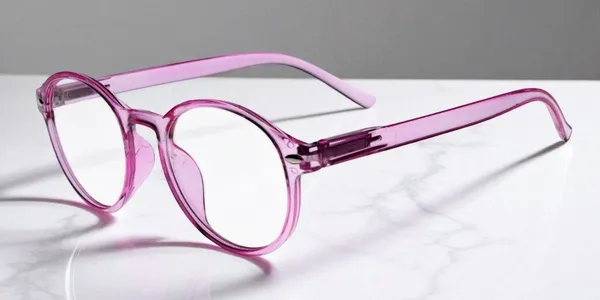 Transparent_Pink_Round_Shape_Tr_Full_Rim_Frames_Lightweight_Eyeframes_And_Eyewear_For_Unisex_|_Blue_Ray_Zero_Power