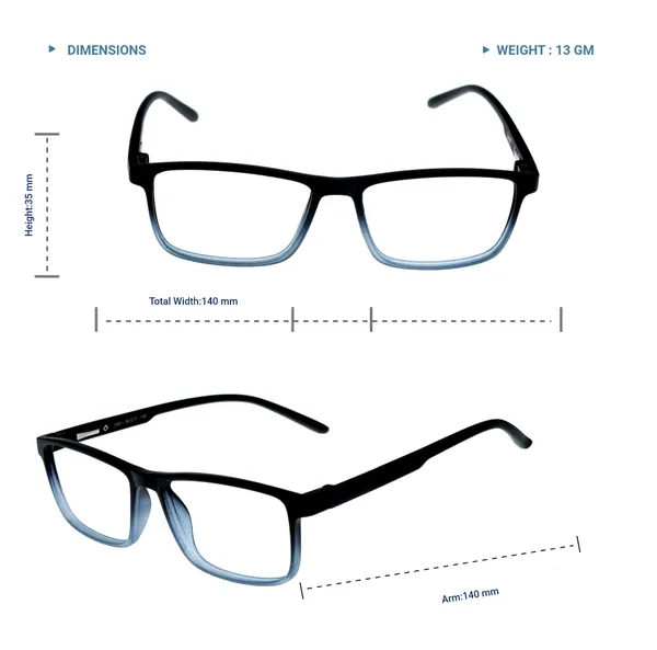 Black_&_Blue_Recatngle_Shape_Tr_Full_Rim_Frames_Lightweight_Eyeframes_And_Eyewear_For_Unisex_|_Blue_Ray_Zero_Power