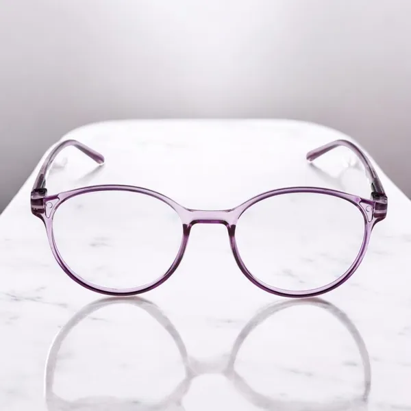 Transparent_&_Pink_Round_Shape_Tr_Full_Rim_Frames_Lightweight_Eyeframes_And_Eyewear_For_Unisex_|_Blue_Ray_Zero_Power