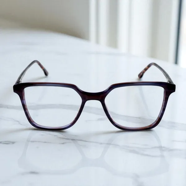 Violate_&_Brown_Wayfarer_Shaped_Premium_Acetate_Full_Rim_Women_Lightweight_Premium_Eye_Frames_For_Unisex_|_Blue_Ray_Zero_Power