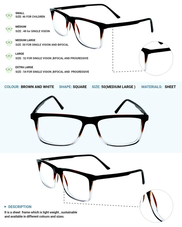 Brown_&_White_Square_Shaped_Premium_Acetate_Full_Rim_Lightweight_Premium_Eye_Frames_For_Unisex_|_Blue_Ray_Zero_Power