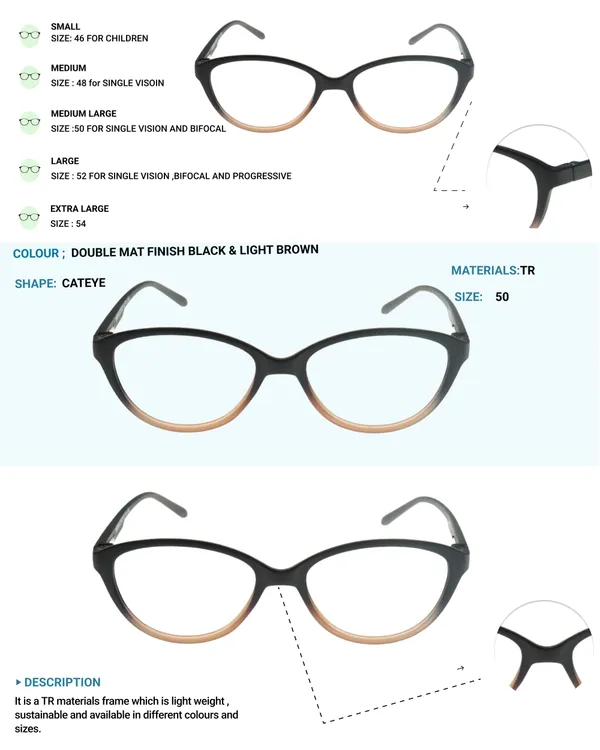 Black_&_Light_Brown_Cat_Eye_Shape_Tr_Full_Rim_Frames_For_Girls_Lightweight_Eyeframes_And_Eyewear_For_Unisex_|_Blue_Ray_Zero_Power