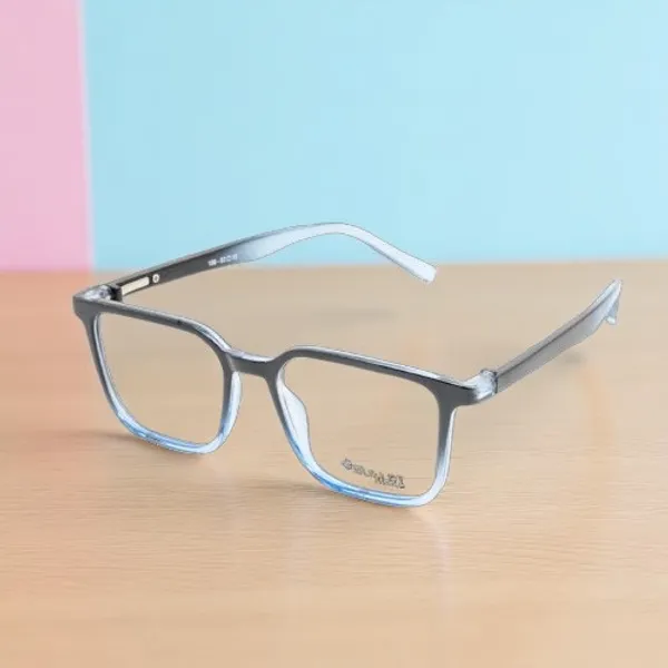 Black_&_Light_Blue_Tr_Full_Rim_Glossy_Finished_Double_Eye_Frames_For_Unisex_|_Blue_Ray_Zero_Power