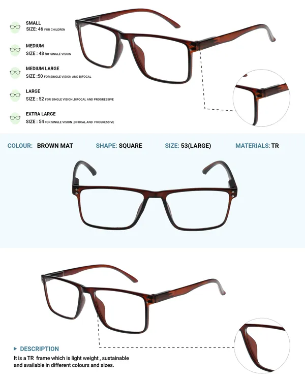 Brown_Square_Shape_Tr_Full_Rim_Frames_Lightweight_Eyeframes_And_Eyewear_For_Unisex_|_Blue_Ray_Zero_Power