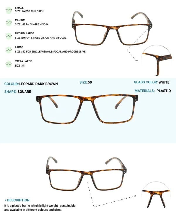 Dark_Brown_Square_Shape_Tr_Full_Rim_Frames_Lightweight_Eyeframes_And_Eyewear_For_Unisex_|_Blue_Ray_Zero_Power