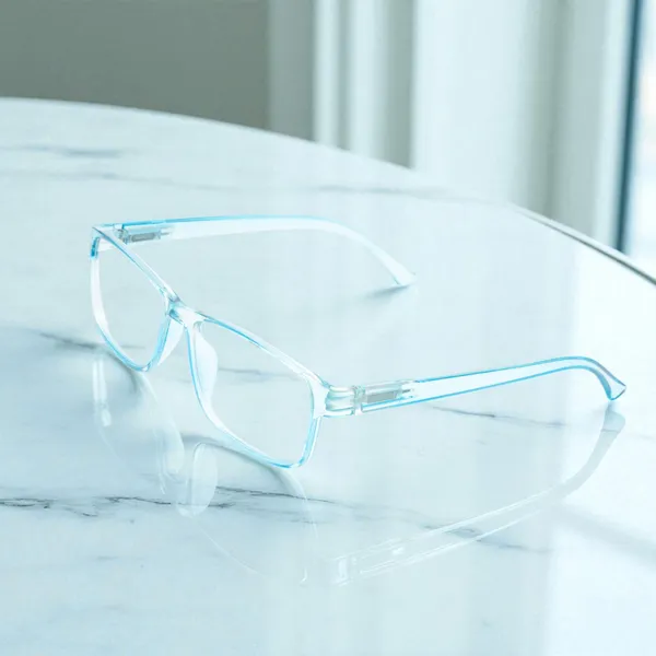 Transparent_&_Blue_Recatngle_Shape_Tr_Full_Rim_Frames_Lightweight_Eyeframes_And_Eyewear_For_Unisex_|_Blue_Ray_Zero_Power